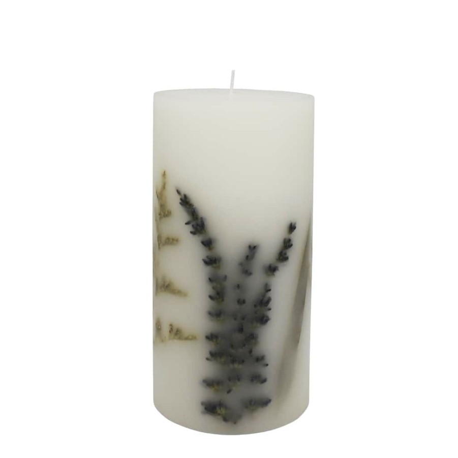 Home & Decor * | Flash Sale Home Fragrance Collection 3 X 6 Bergamot & Rosewood Scented Pillar Candle By Ashland