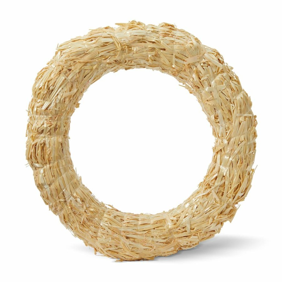 Floral * | Discount Decorative Straw Wreath By Ashland Natural