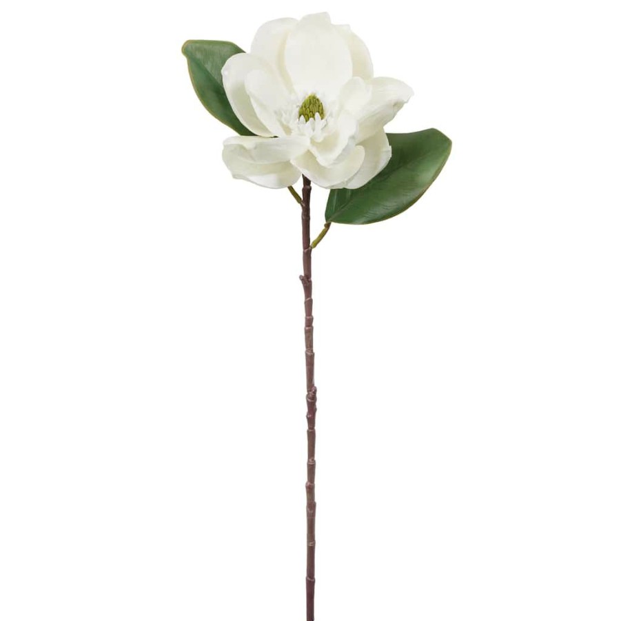 Floral * | Cheapest White Magnolia Stem By Ashland