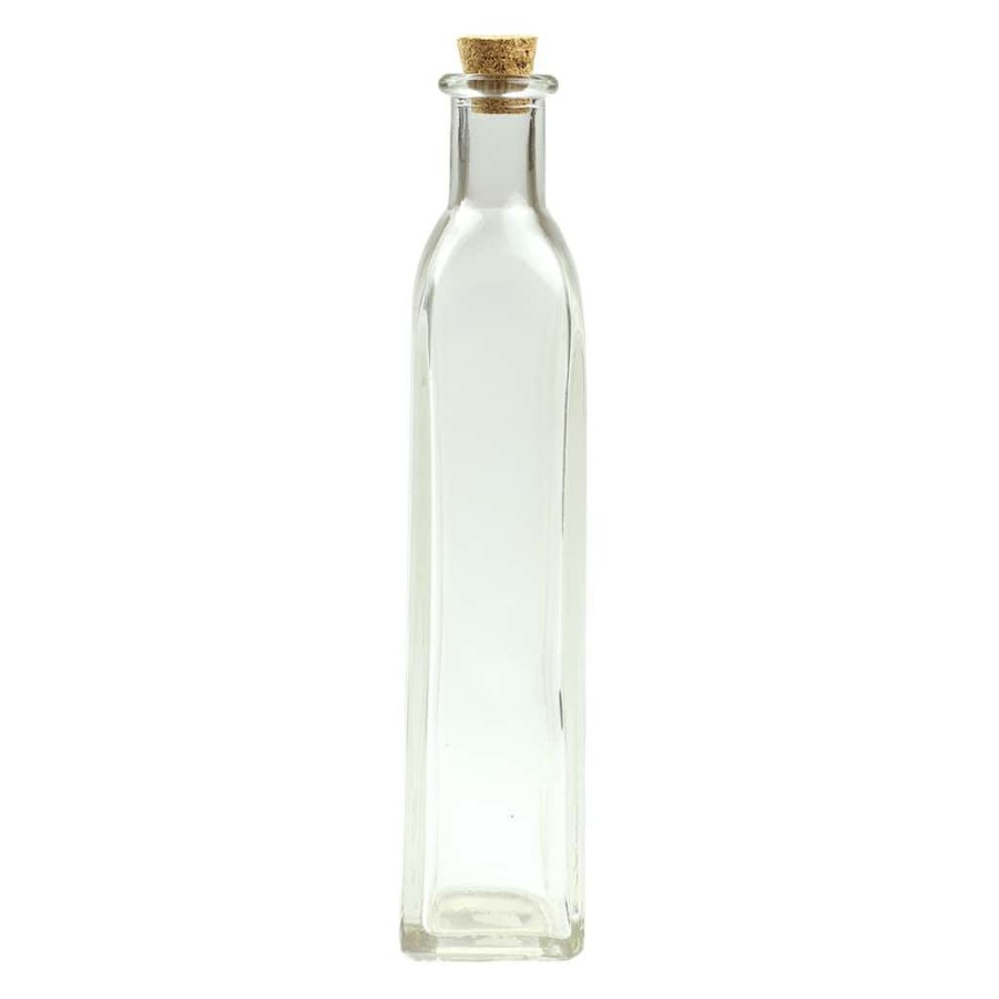 Floral * | New Ashland Small Glass Vinegar Bottle