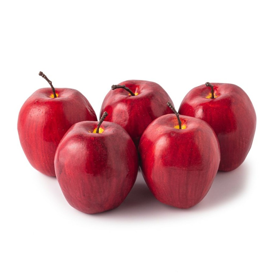 Floral * | New Ashland Garden Fresh Faux Fruit Bag Of Red Apples