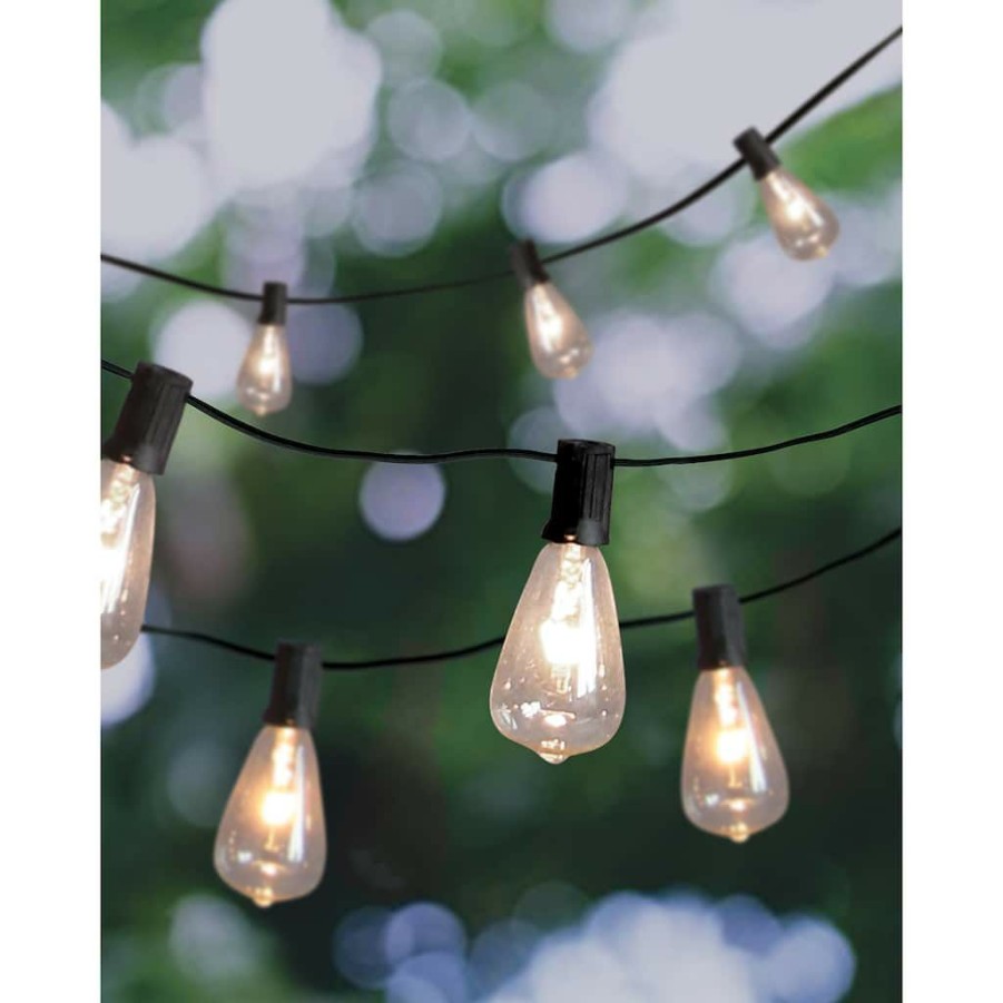 Home & Decor * | Best Deal 30Ct. Clear Edison String Lights By Ashland