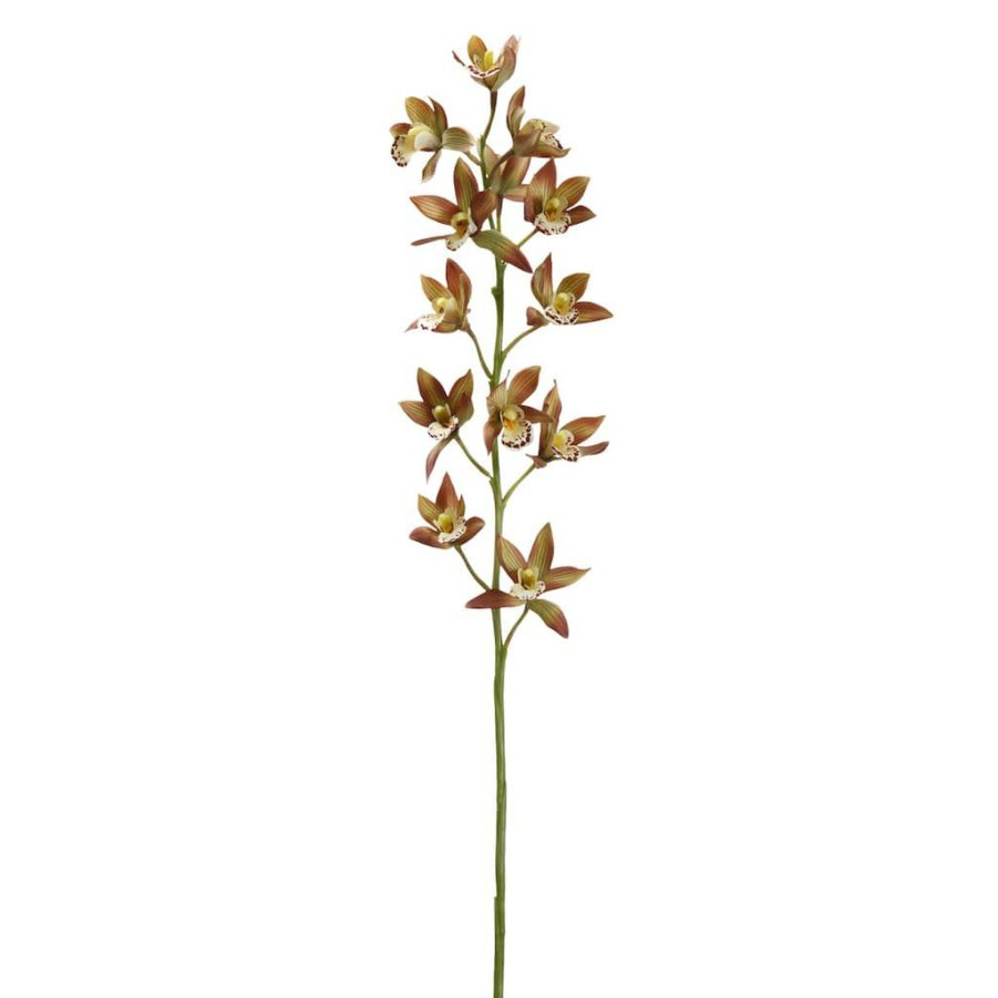 Floral * | Cheapest 8 Pack: Rust Red Boat Orchid Spray By Ashland