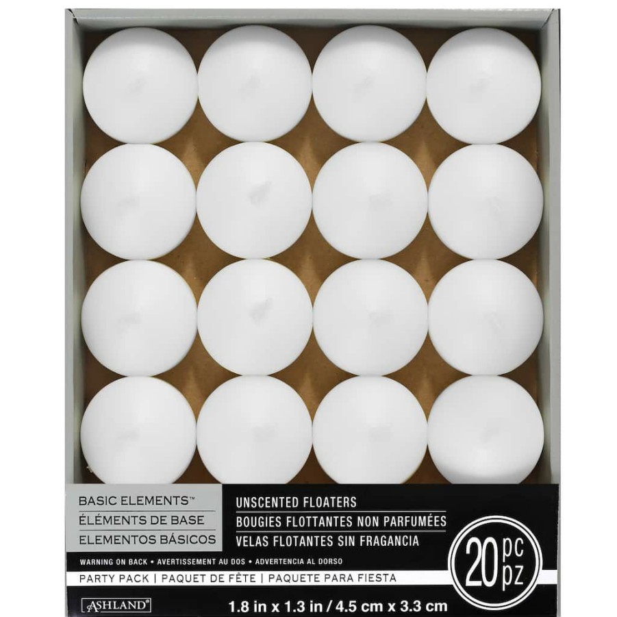 Home & Decor * | Coupon Floating Candles Value Pack Basic Elements By Ashland