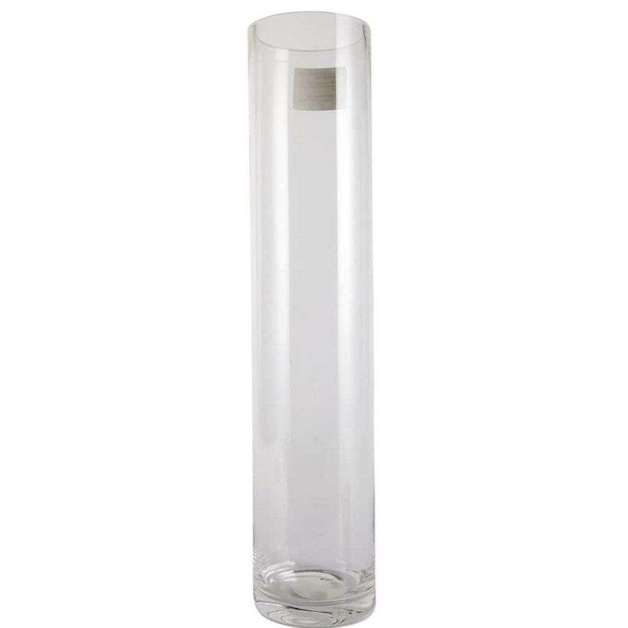 Floral * | Discount Ashland Cylinder Glass Vase, 18