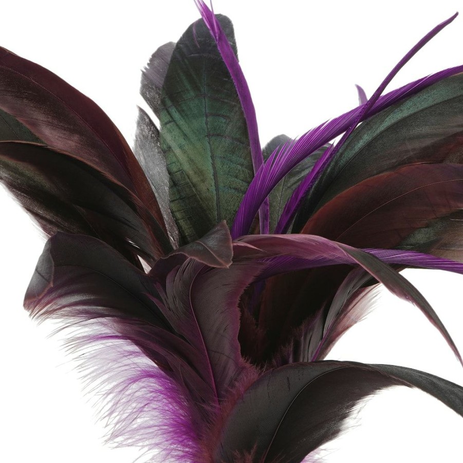 Floral * | Brand New Purple Feather Pick By Ashland