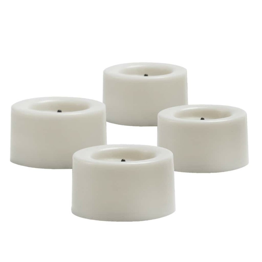 Home & Decor * | Top 10 White Mini Votive Led Candle Set By Ashland