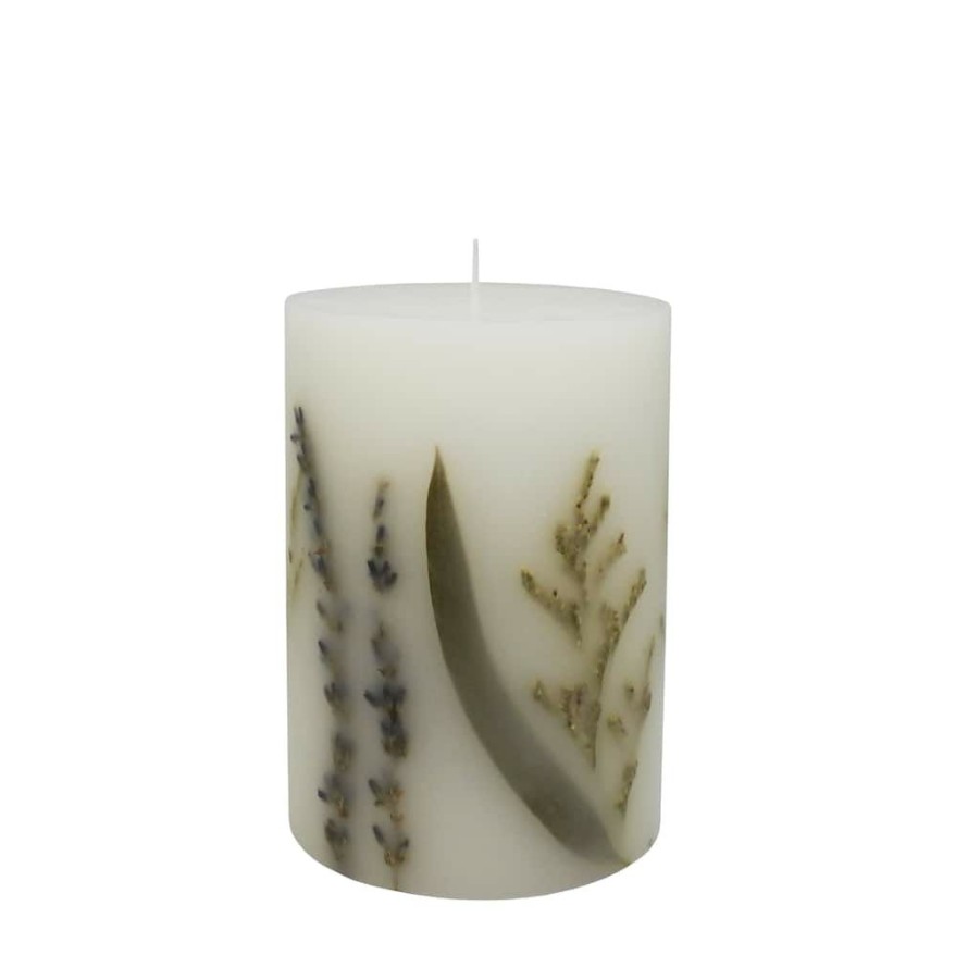 Home & Decor * | Budget 6 Pack: Home Fragrance Collection 3 X 4 Bergamot & Rosewood Scented Pillar Candle By Ashland