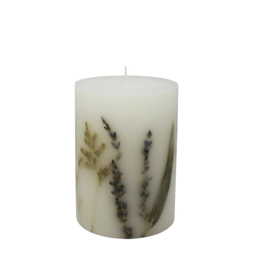 Home & Decor * | Budget 6 Pack: Home Fragrance Collection 3 X 4 Bergamot & Rosewood Scented Pillar Candle By Ashland