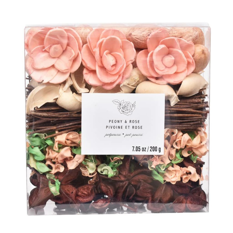 Home & Decor * | Deals Peony & Rose Scented Potpourri By Ashland