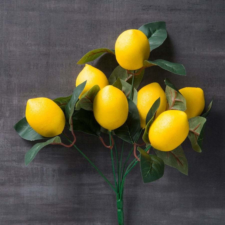 Floral * | Hot Sale Artificial Lemon Bushes By Ashland