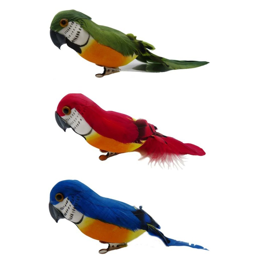 Floral * | Best Reviews Of 12 Pack: Assorted Feather Parrots By Ashland