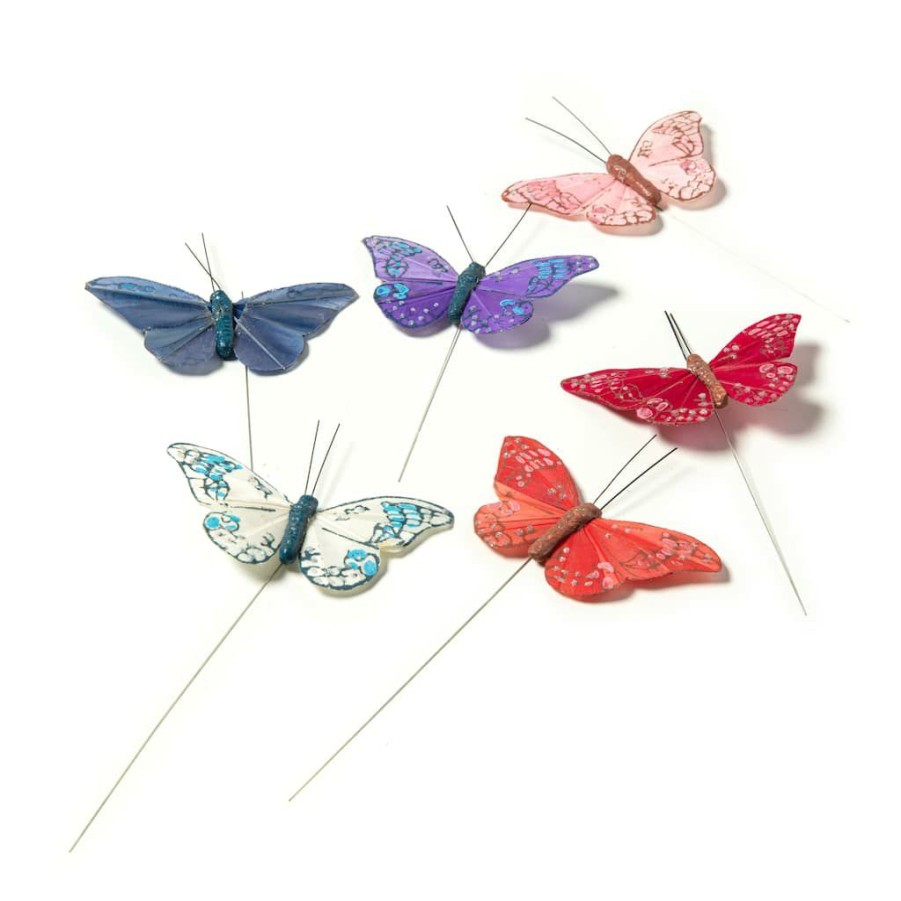 Floral * | Best Deal Assorted Bright Butterfly Pack By Ashland