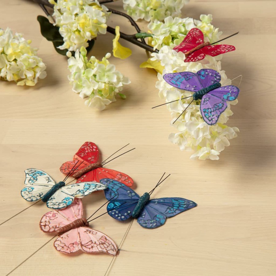 Floral * | Best Deal Assorted Bright Butterfly Pack By Ashland