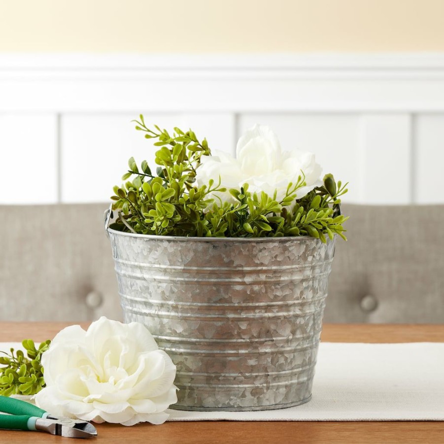 Floral * | Brand New 8 Galvanized Pail By Ashland