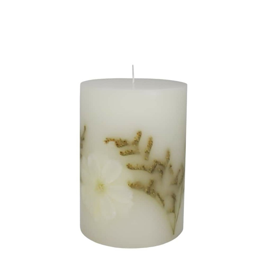 Home & Decor * | Discount Home Fragrance Collection 3 X 4 Vanilla & Amber Scented Pillar Candle By Ashland