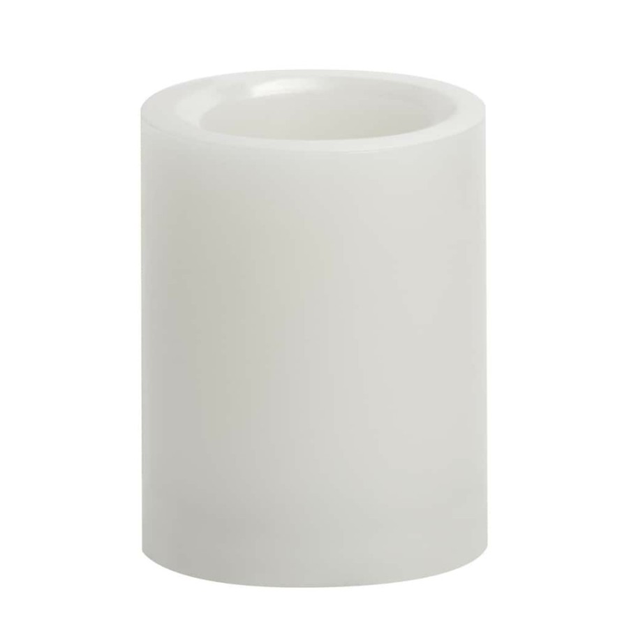 Home & Decor * | Hot Sale White 3 X 4 Led Pillar Candle By Ashland