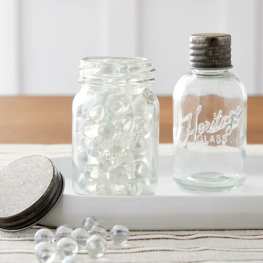 Floral * | Outlet 12 Pack: Clear Lustre Mini Marbles By Ashland