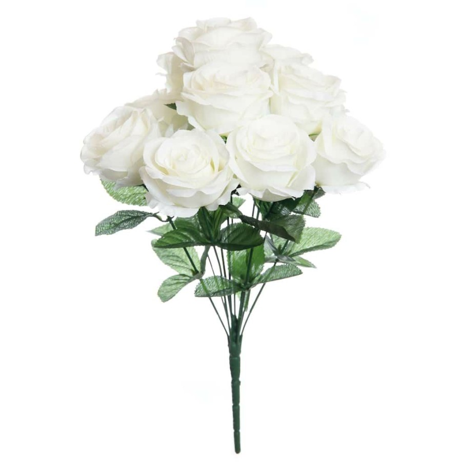 Floral * | Best Deal Cream Rose Bush By Ashland