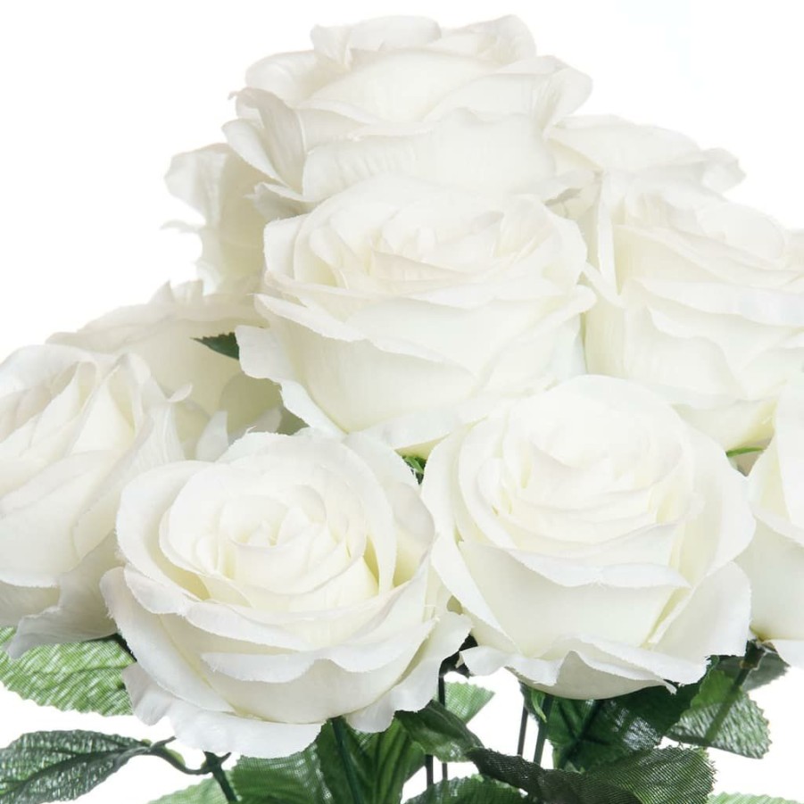 Floral * | Best Deal Cream Rose Bush By Ashland