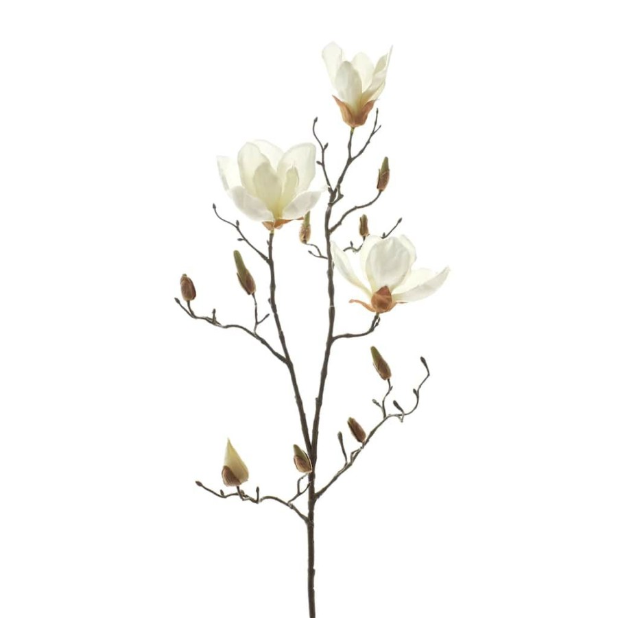 Floral * | Best Sale 12 Pack: White Magnolia Branch Spray By Ashland