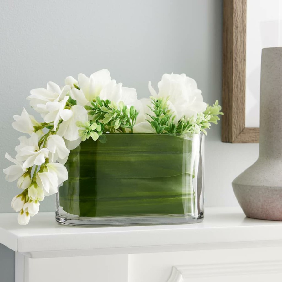 Floral * | Best Deal 12 Pack: 6.9 Oval Glass Vase By Ashland