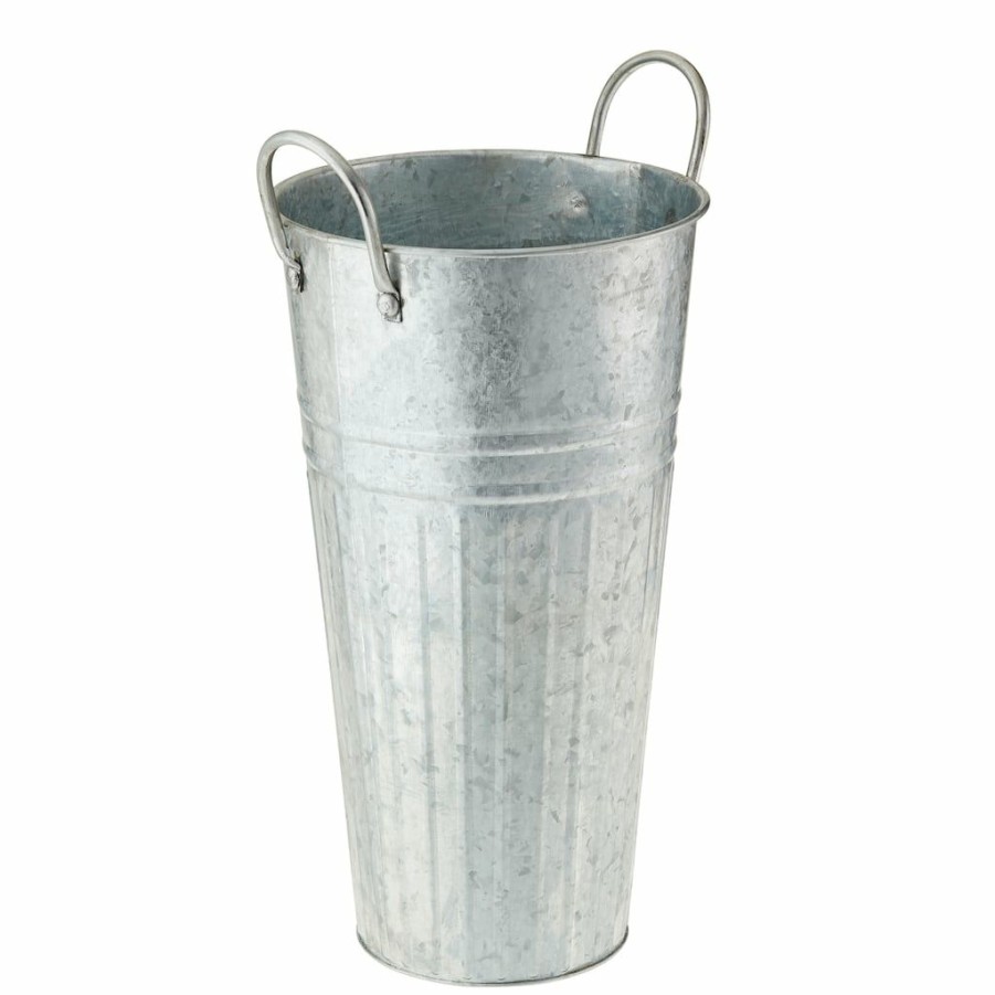 Floral * | Discount 16 Galvanized French Bucket By Ashland