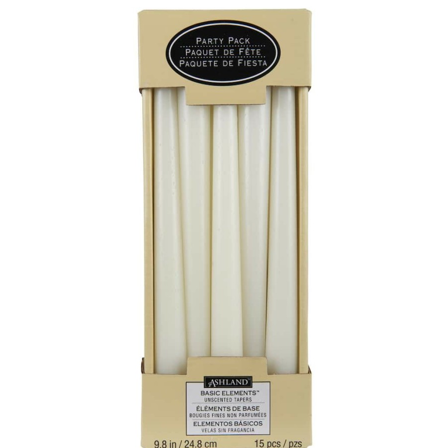 Home & Decor * | Cheapest Ashland Taper Candles Party Pack