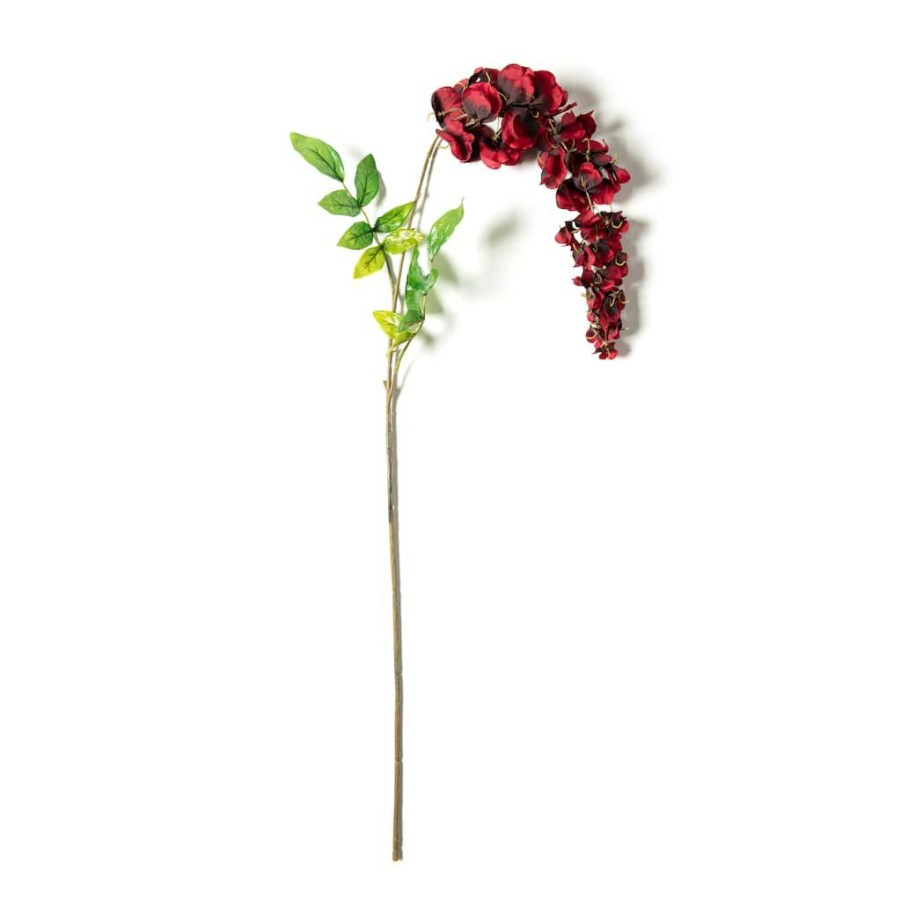 Floral * | Top 10 Burgundy Wisteria Stem By Ashland