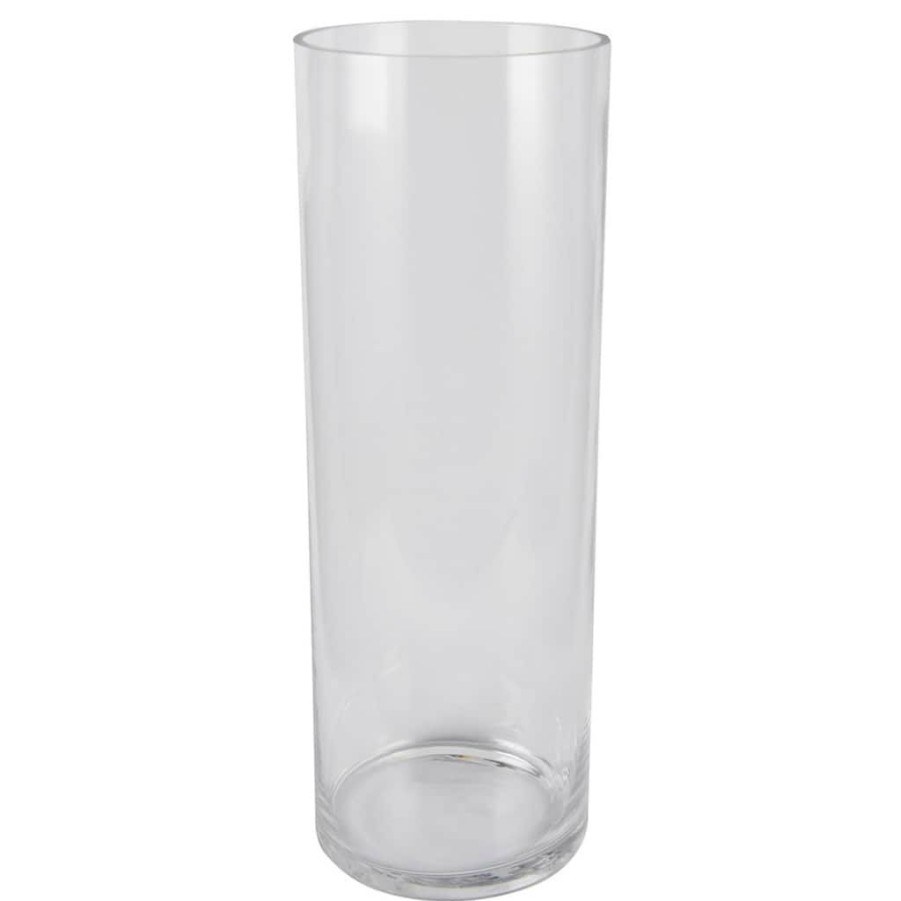 Floral * | Flash Sale Ashland Cylinder Glass Vase, 15