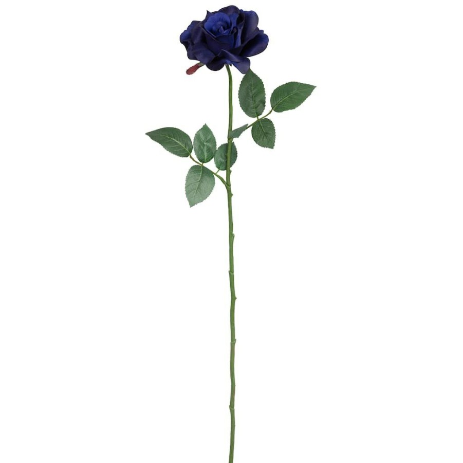 Floral * | Cheap 12 Pack: Navy Princess Rose Stem By Ashland