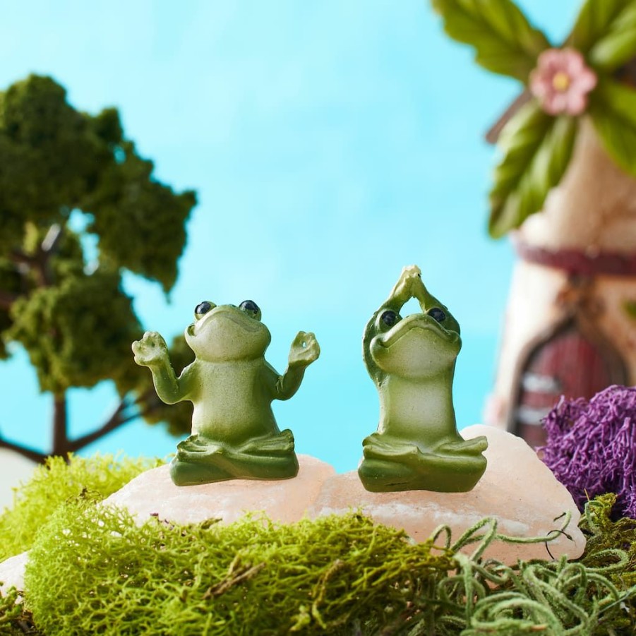 Crafts & Hobbies * | Promo Mini Yoga Frogs Set By Ashland