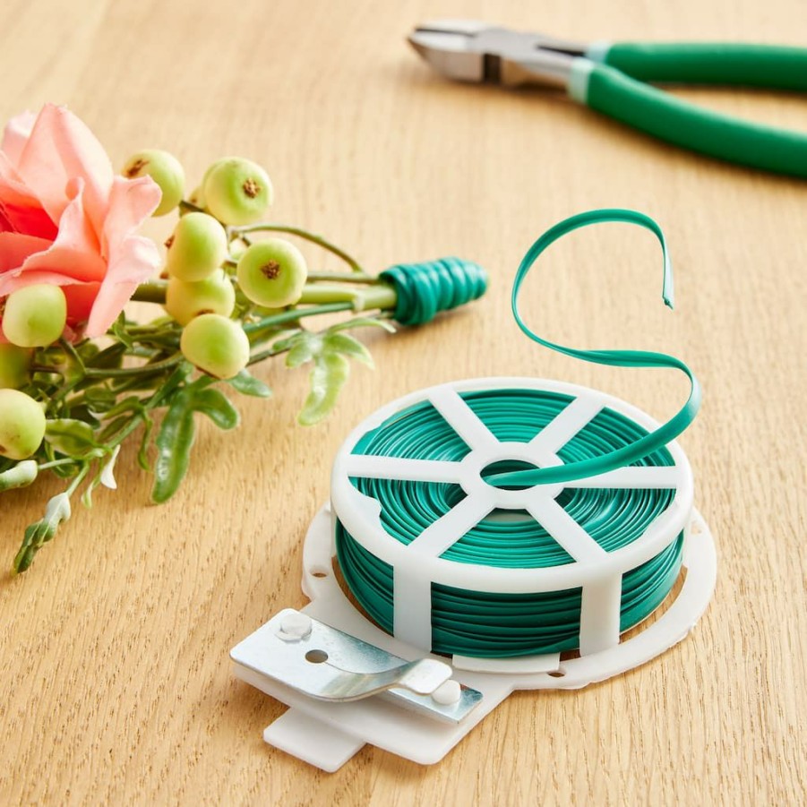 Floral * | Cheap Floral Wire With Cutter By Ashland , 55Ft.