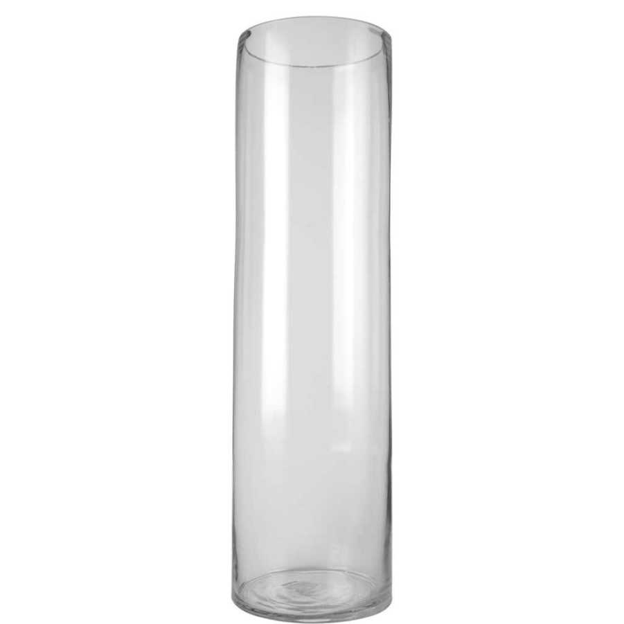 Floral * | Best Sale Ashland Large Cylinder Glass Vase, 24