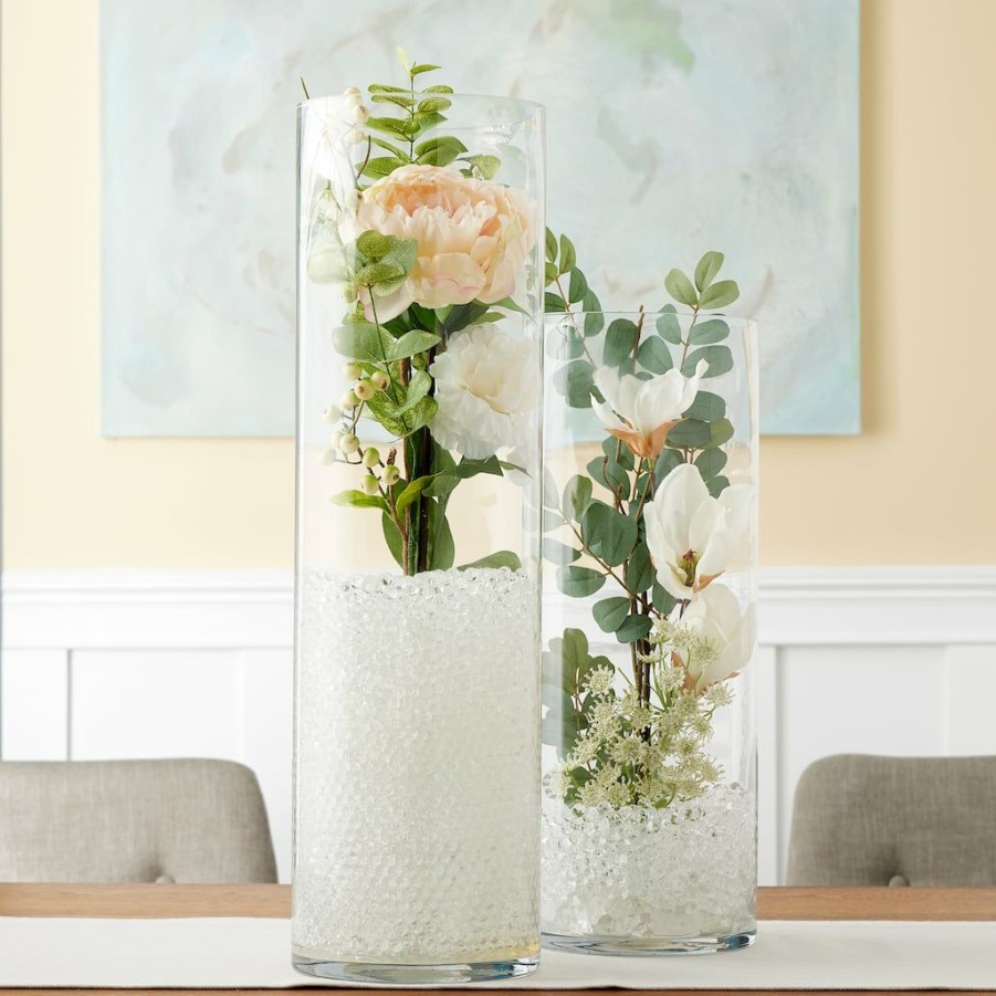 Floral * | Best Sale Ashland Large Cylinder Glass Vase, 24