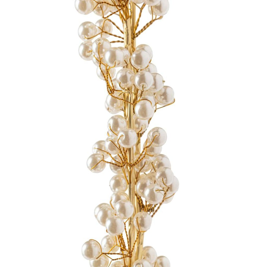 Floral * | Flash Sale 6 Pack: Cream Jeweled Bead Spray By Ashland