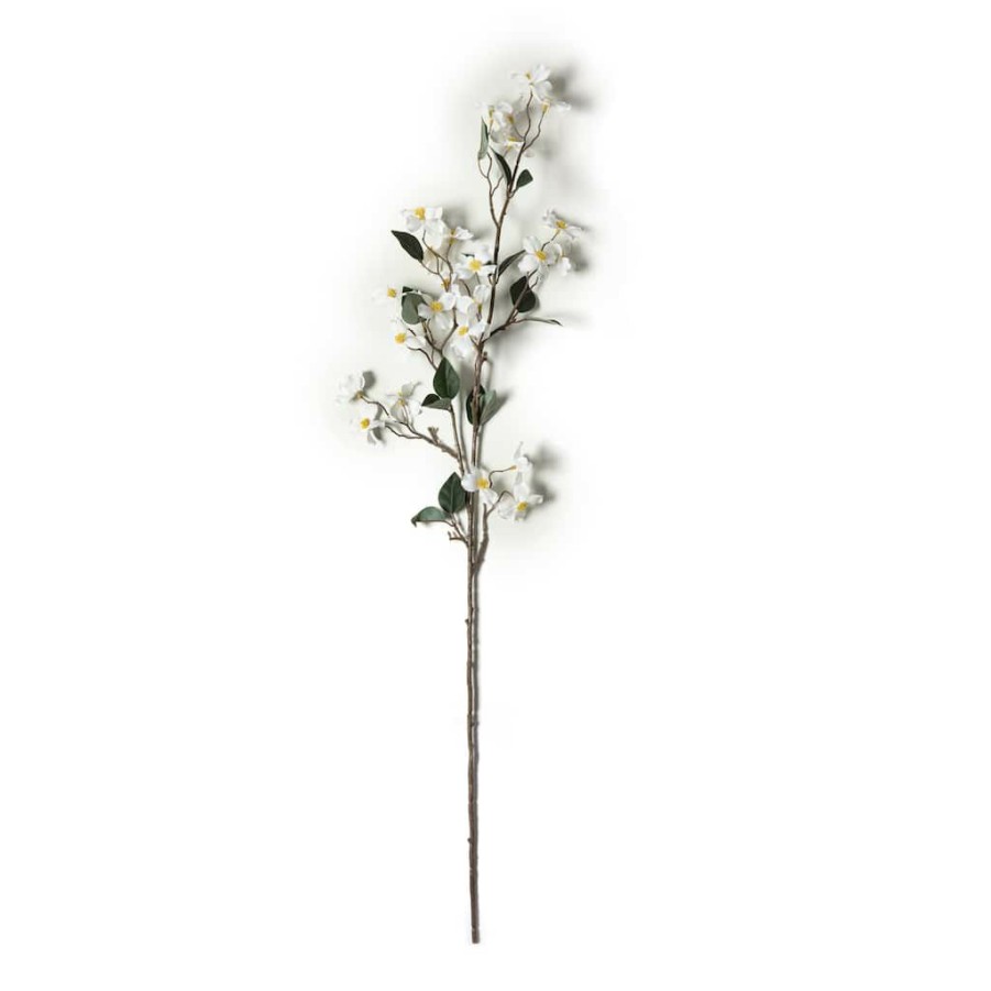 Floral * | Cheap White Mini Dogwood Stem By Ashland