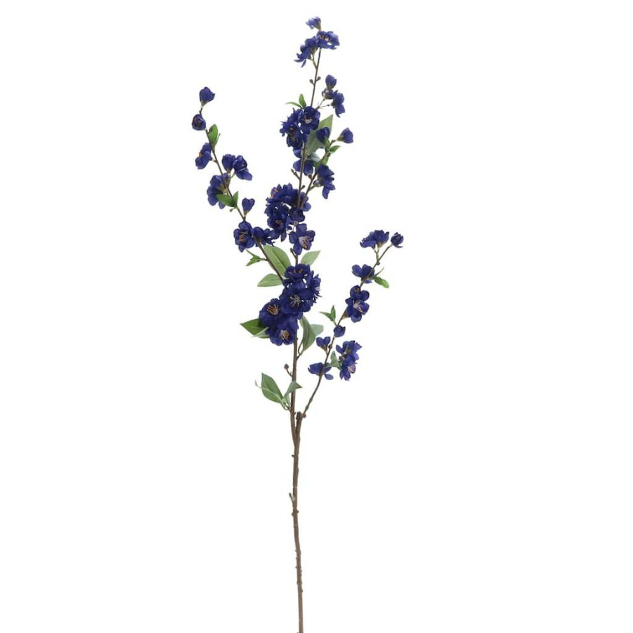 Floral * | Budget 12 Pack: Dark Blue Blossom Spray By Ashland