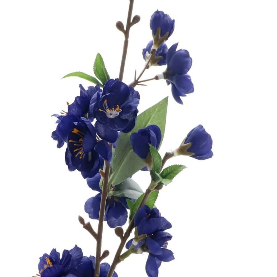 Floral * | Budget 12 Pack: Dark Blue Blossom Spray By Ashland