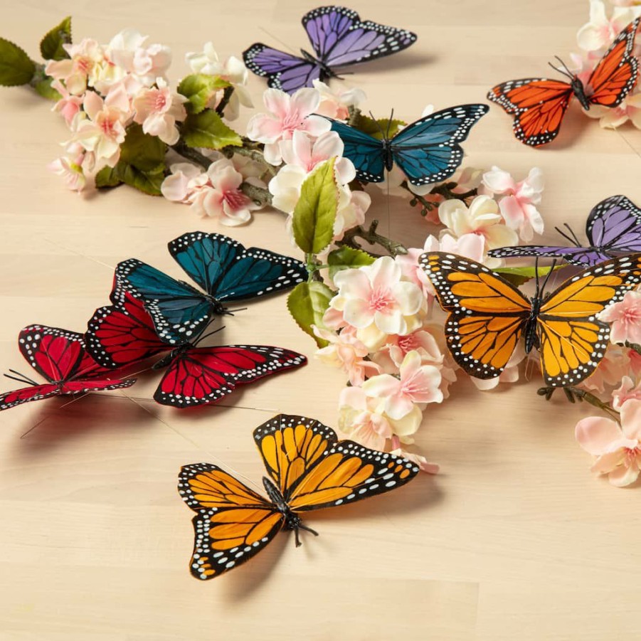 Floral * | Wholesale Large Nature Center Butterflies Value Pack By Ashland