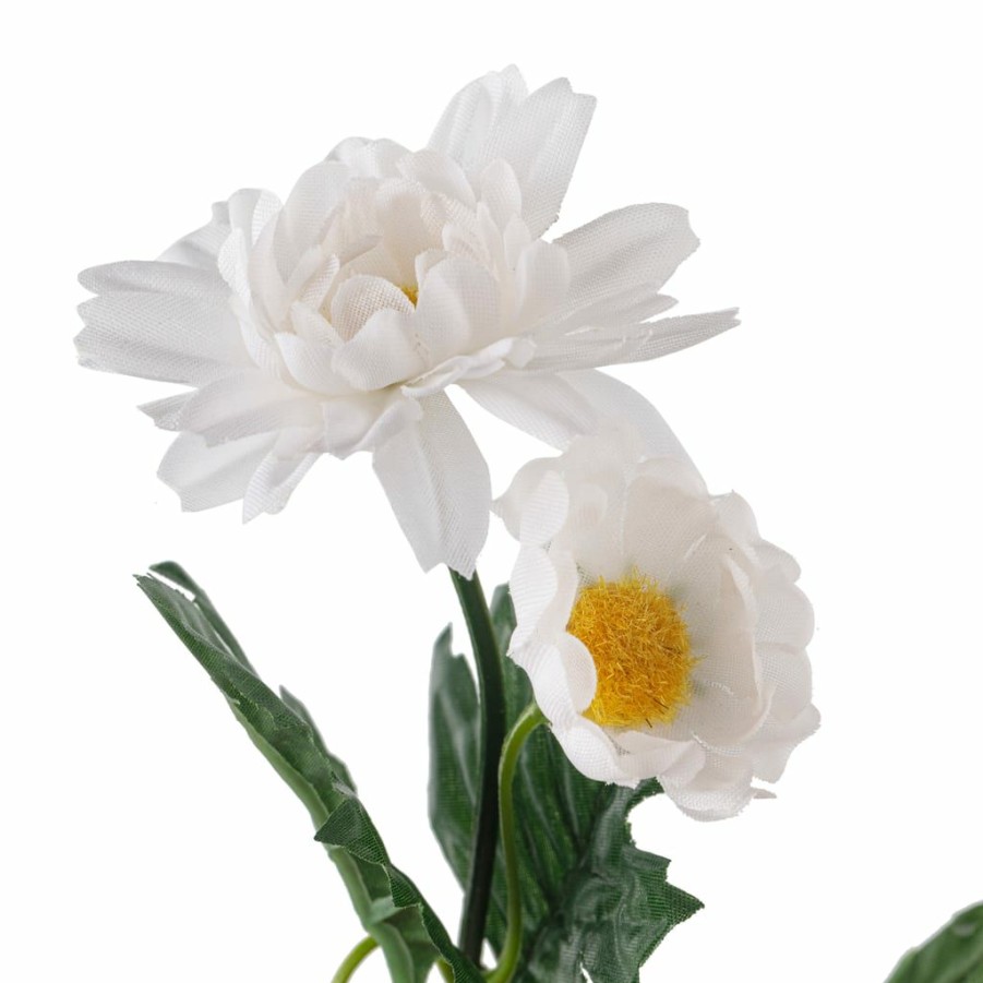 Floral * | Deals White Aster Daisy Spray By Ashland