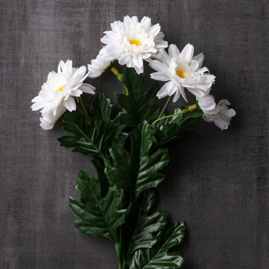 Floral * | Deals White Aster Daisy Spray By Ashland