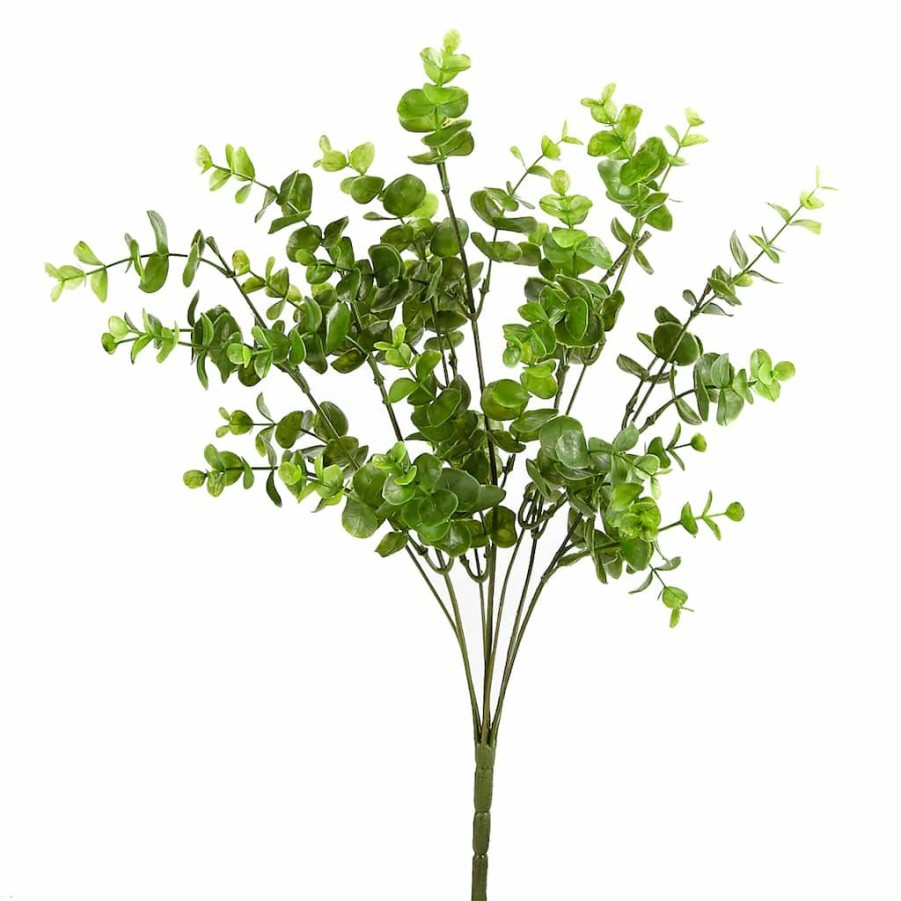 Floral * | Hot Sale Round Eucalyptus Bush Classic Greenery By Ashland