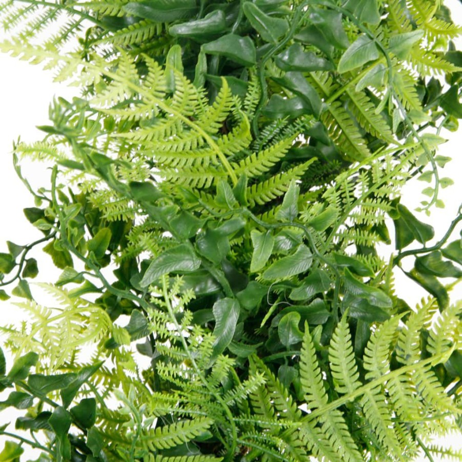 Floral * | Wholesale 20 Mixed Greenery & Leaves Wreath By Ashland