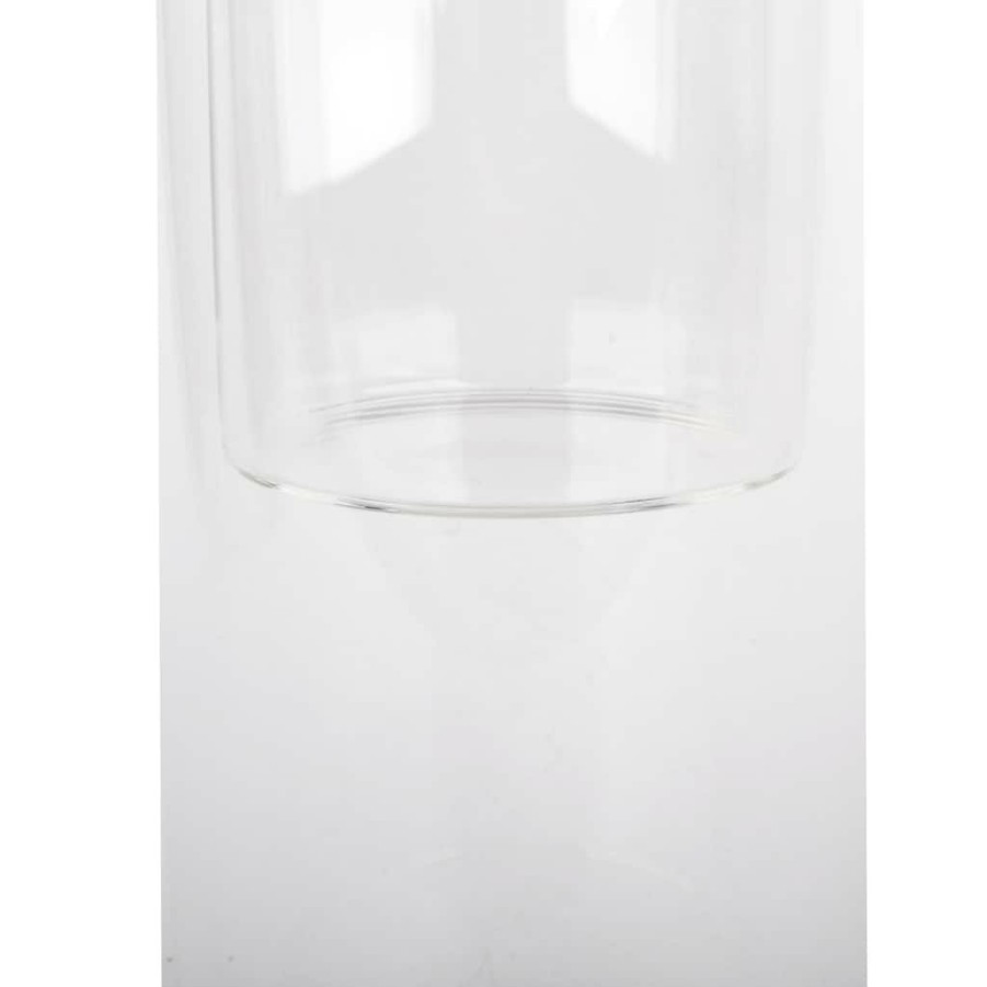 Home & Decor * | Hot Sale 12 Pack: 8 Clear Glass Dual Cylinder Candle Holder By Ashland