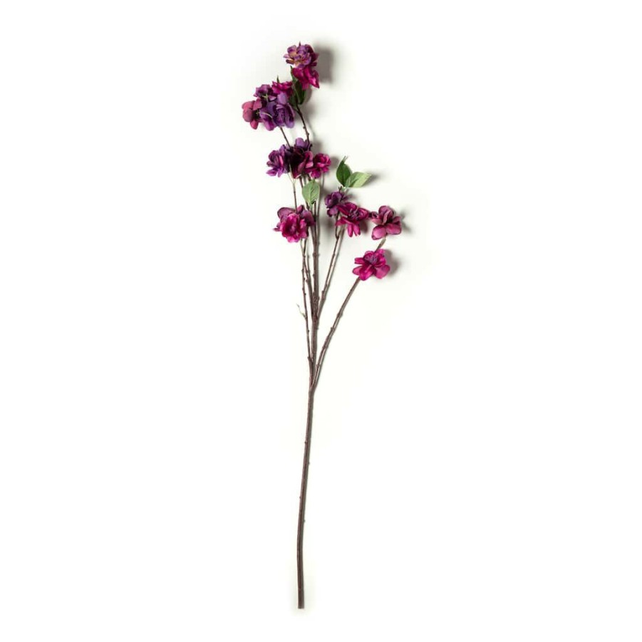 Floral * | Brand New Purple Apple Blossom Branch Stem By Ashland