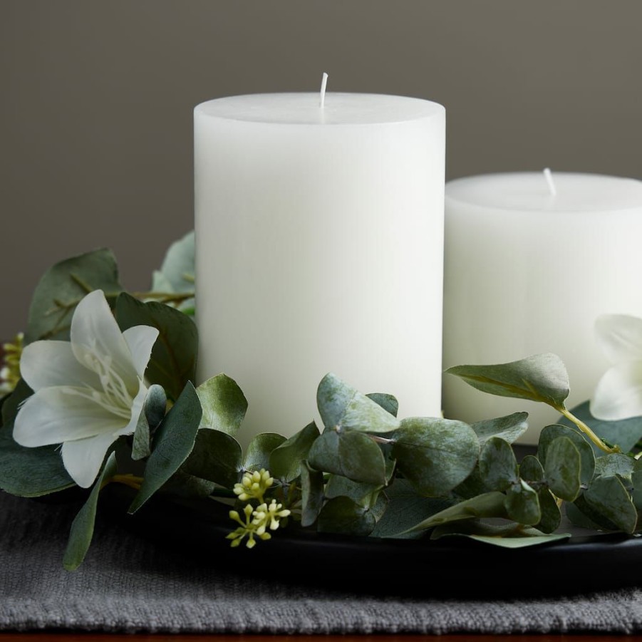 Home & Decor * | Hot Sale 4 X 6 White Pillar Candle By Ashland