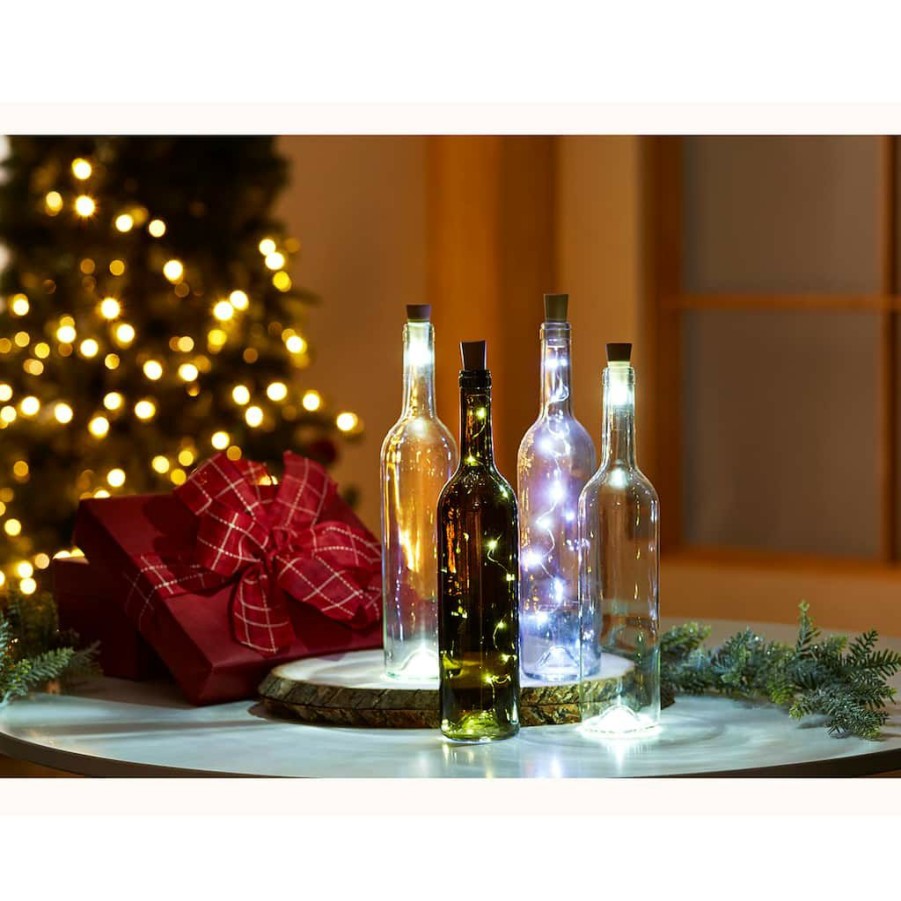 Home & Decor * | Promo Led Bottle Stopper String Lights By Ashland