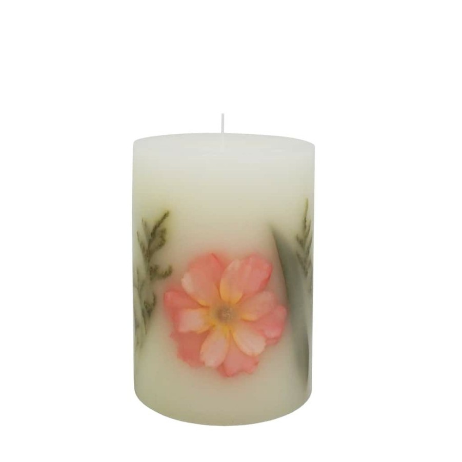 Home & Decor * | Flash Sale 6 Pack: Home Fragrance Collection 3 X 4 Peony & Rose Scented Pillar Candle By Ashland