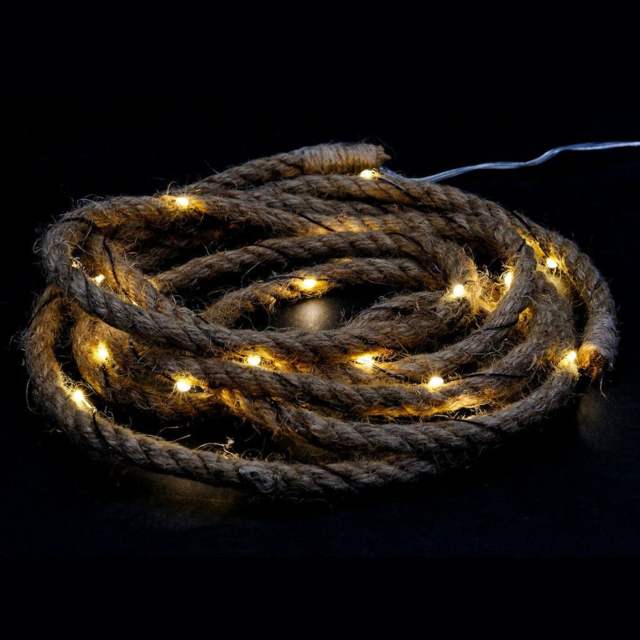 Home & Decor * | Best Reviews Of Creative Collection Shimmer Led Rope Lights Garland By Ashland